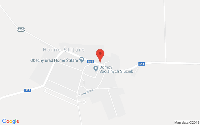 Google map: Slovakia, Horné Štitáre 61